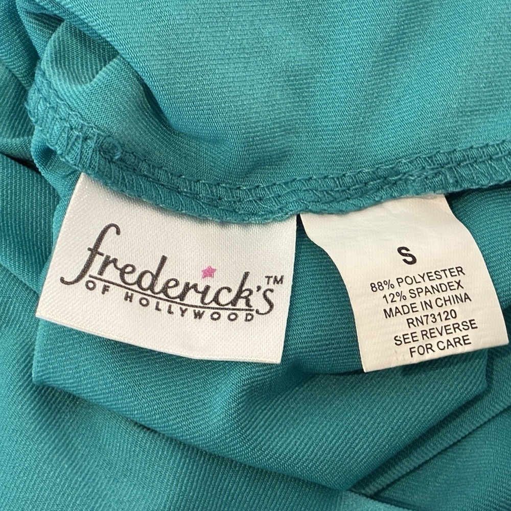 Fredericks Y2K 90s Green Lace V-neck Coquette Tank Top Size S Fairy Layer Sexy - Picture 11 of 14